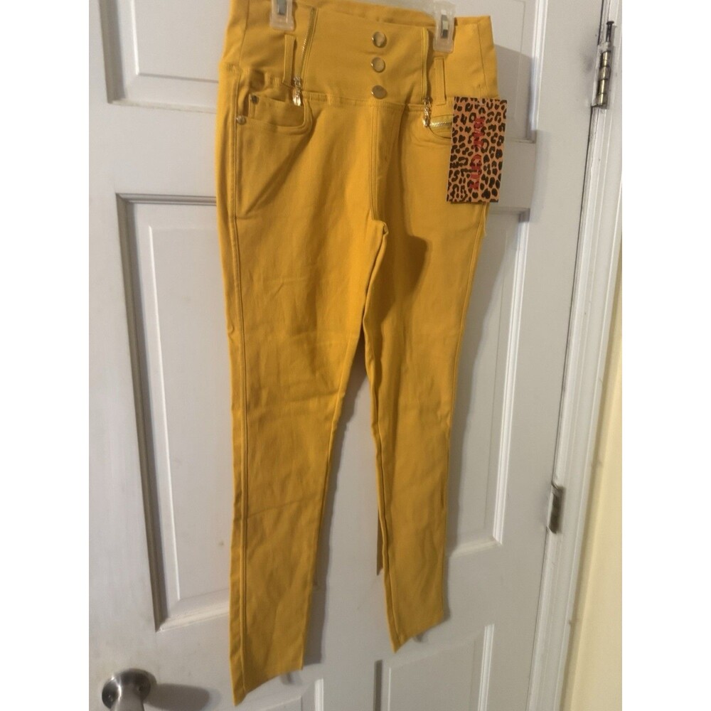 Bae City Yellow Jeans Kids Size S/M (Size 4/6)